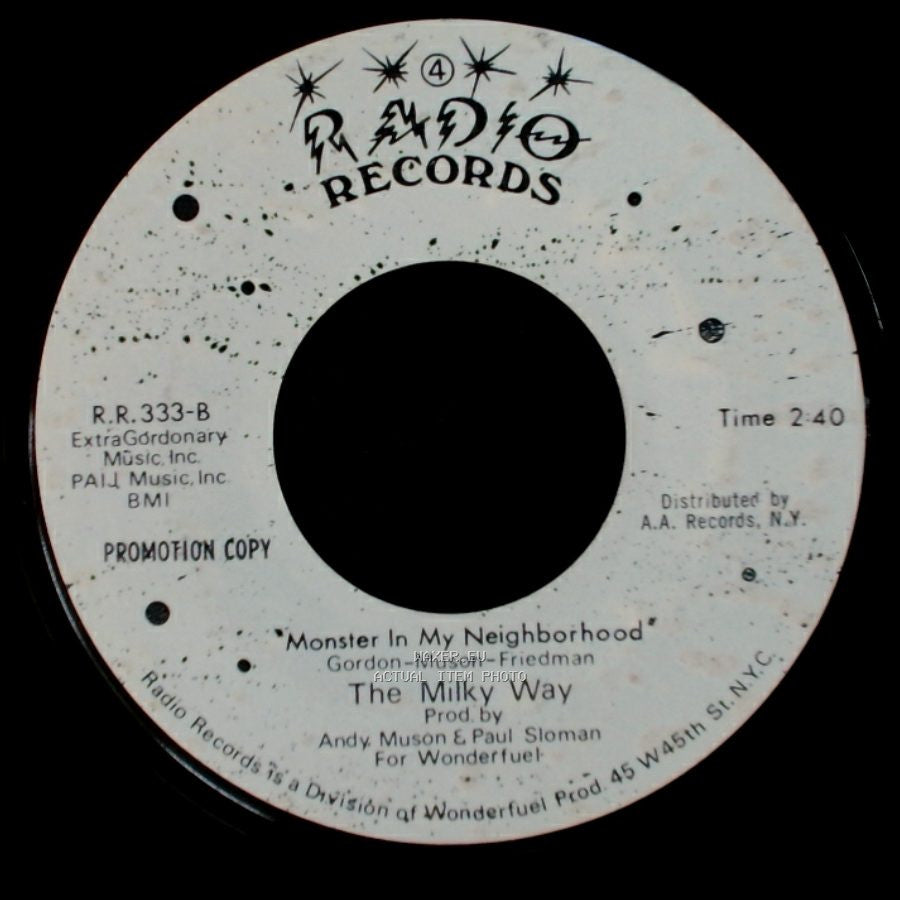 The Milky Way - High School Girl / Monster In My Neighborhood side B