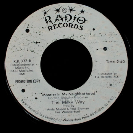 The Milky Way - High School Girl / Monster In My Neighborhood side B