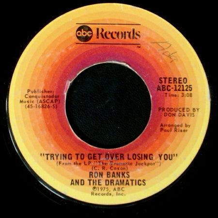 Ron Banks And The Dramatics - (I'm Going By) The Stars In Your Eyes / Trying To Get Over Losing You side B
