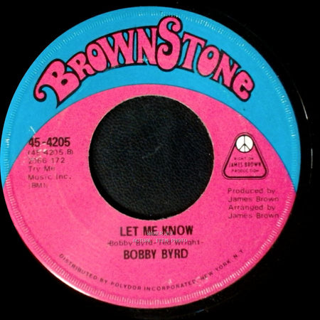 Bobby Byrd - Keep On Doin' What You're Doin' / Let Me Know side B