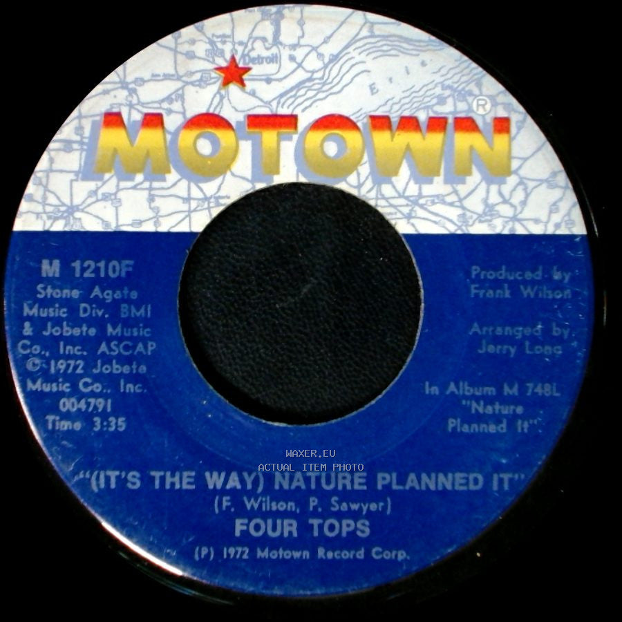 Four Tops - I'll Never Change / (It's The Way) Nature Planned It side B