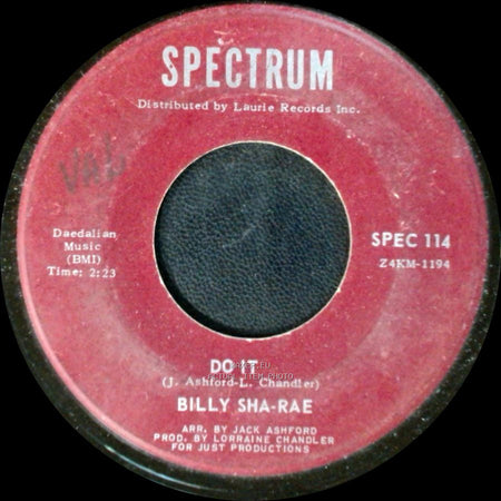 Billy Sha-Rae - Do It / Crying Clown side A