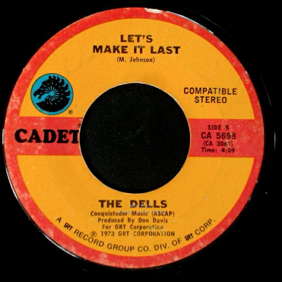 The Dells - My Pretending Days Are Over / Let's Make It Last side B