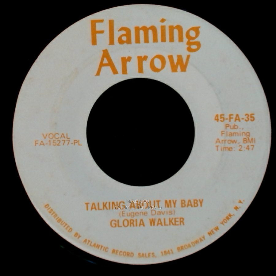 Gloria Walker / The Chevelles - Talking About My Baby / The Gallop side A