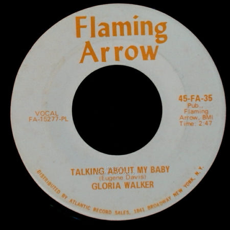 Gloria Walker / The Chevelles - Talking About My Baby / The Gallop side A