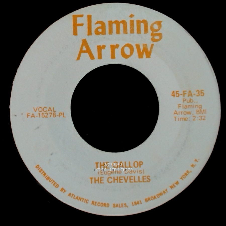 Gloria Walker / The Chevelles - Talking About My Baby / The Gallop side B