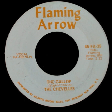Gloria Walker / The Chevelles - Talking About My Baby / The Gallop side B