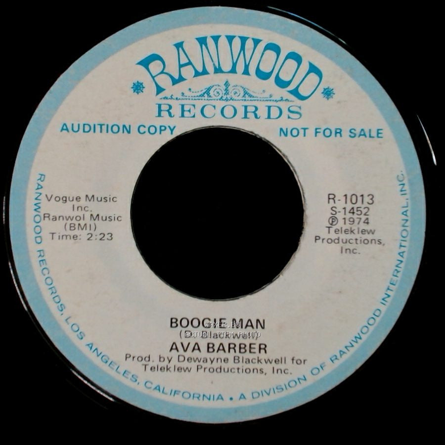 Ava Barber - Boogie Man / Boogie Man side A