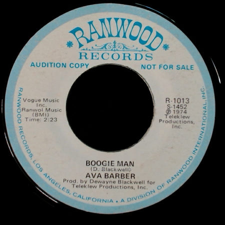 Ava Barber - Boogie Man / Boogie Man side A