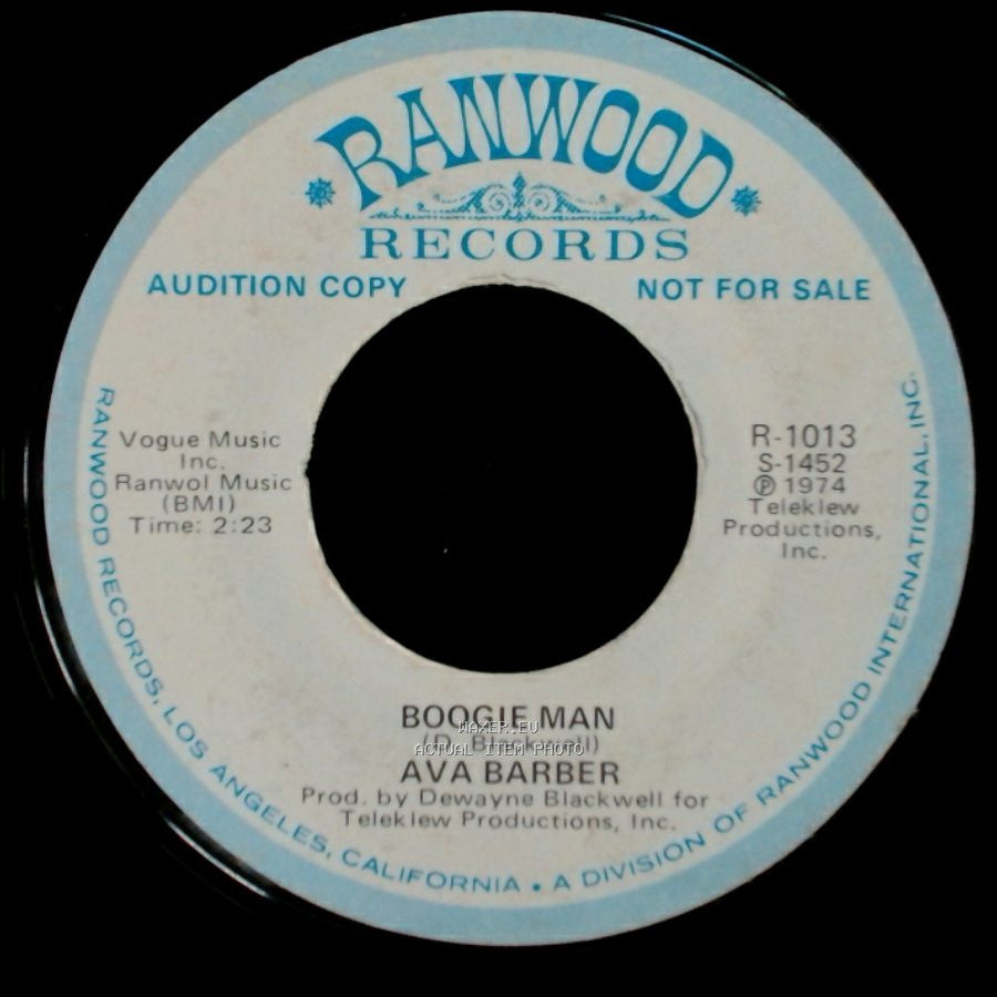 Ava Barber - Boogie Man / Boogie Man side B