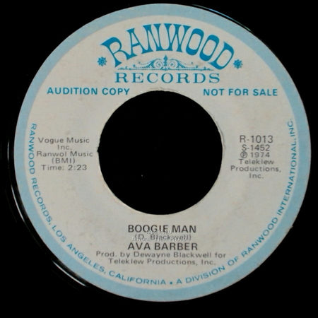 Ava Barber - Boogie Man / Boogie Man side B