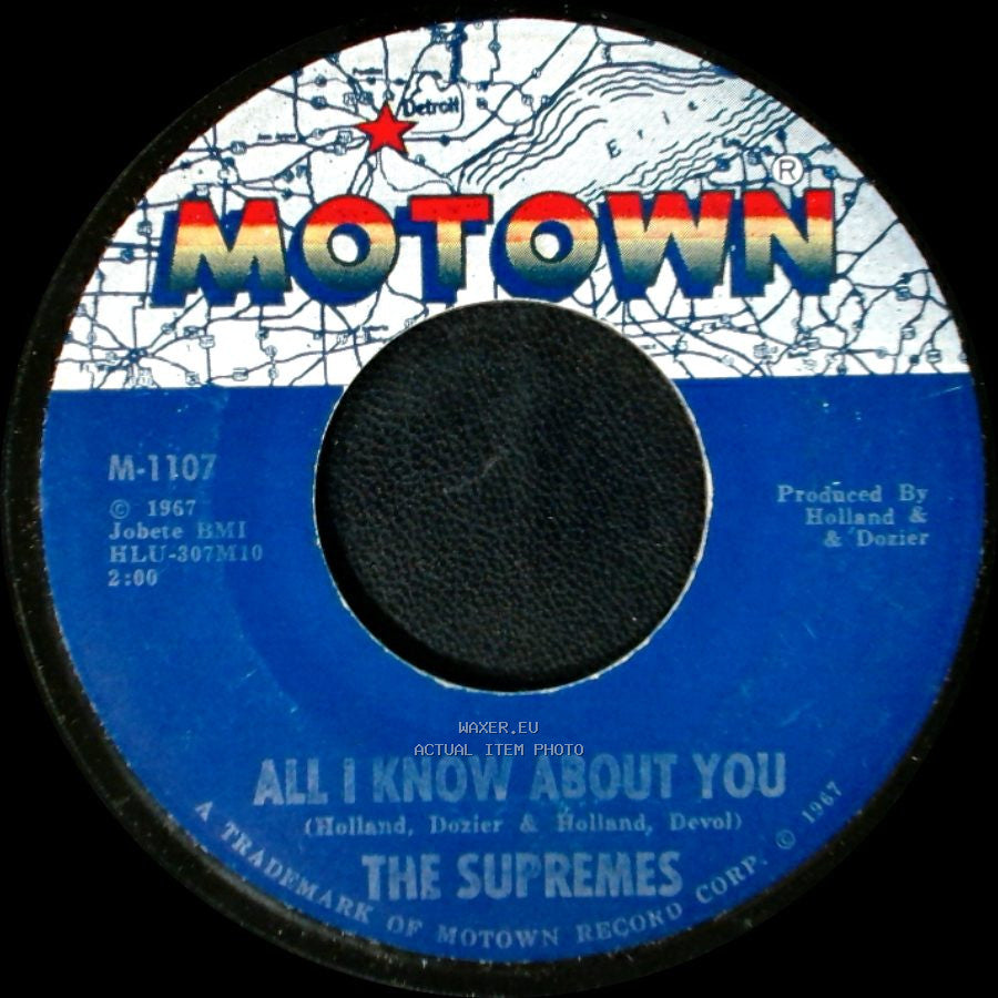 The Supremes - The Happening / All I Know About You side B