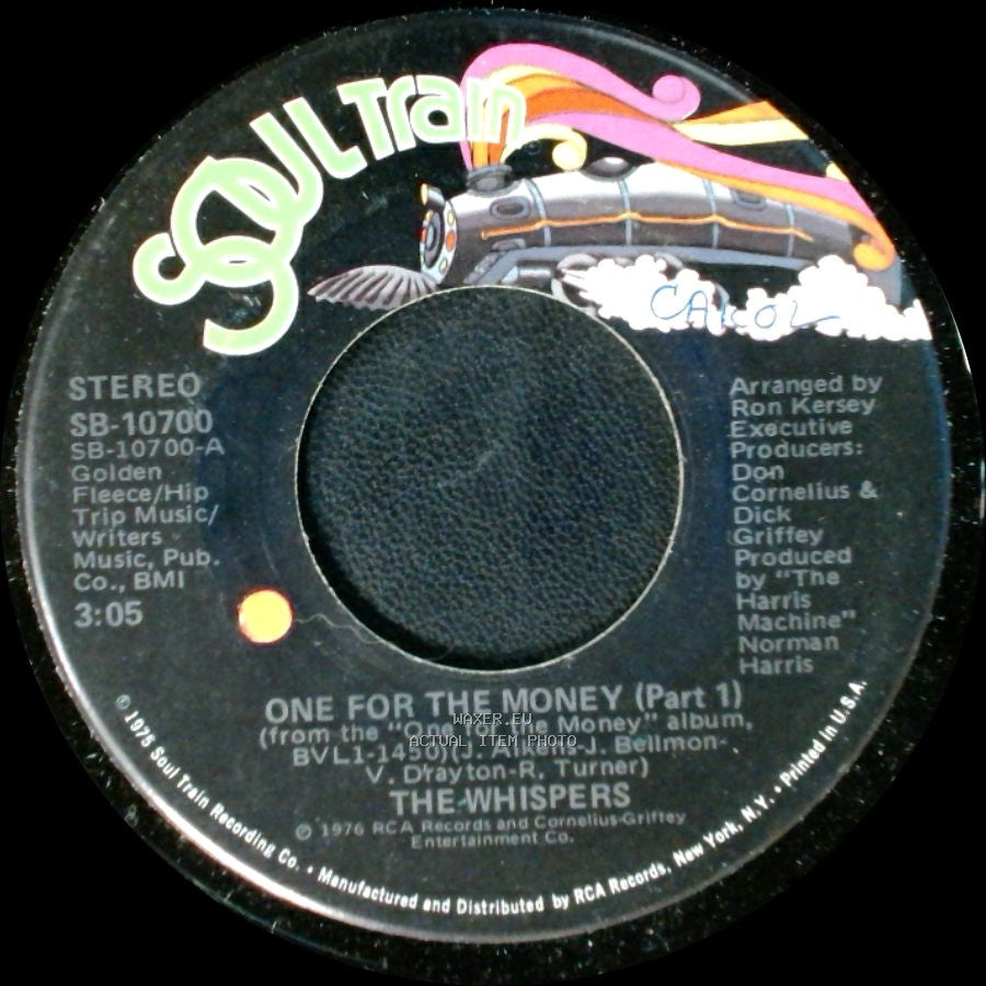 The Whispers - One For The Money (Part 1) / One For The Money (Part 2) side A
