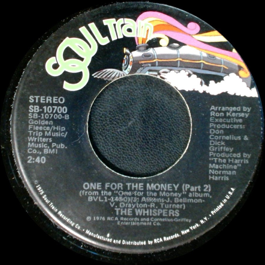 The Whispers - One For The Money (Part 1) / One For The Money (Part 2) side B