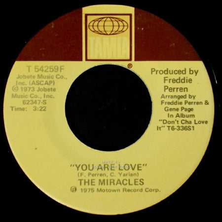 The Miracles - Gemini / You Are Love side B