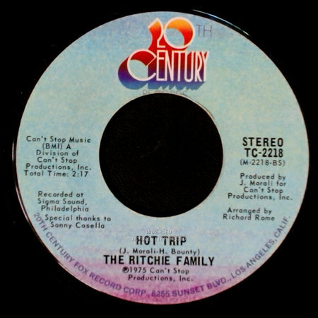 The Ritchie Family - Brazil / Hot Trip side B