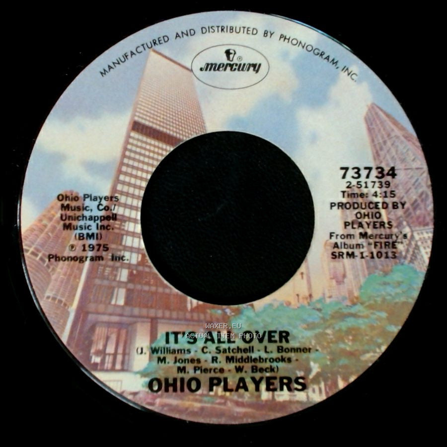 Ohio Players - Love Rollercoaster / It's All Over side B