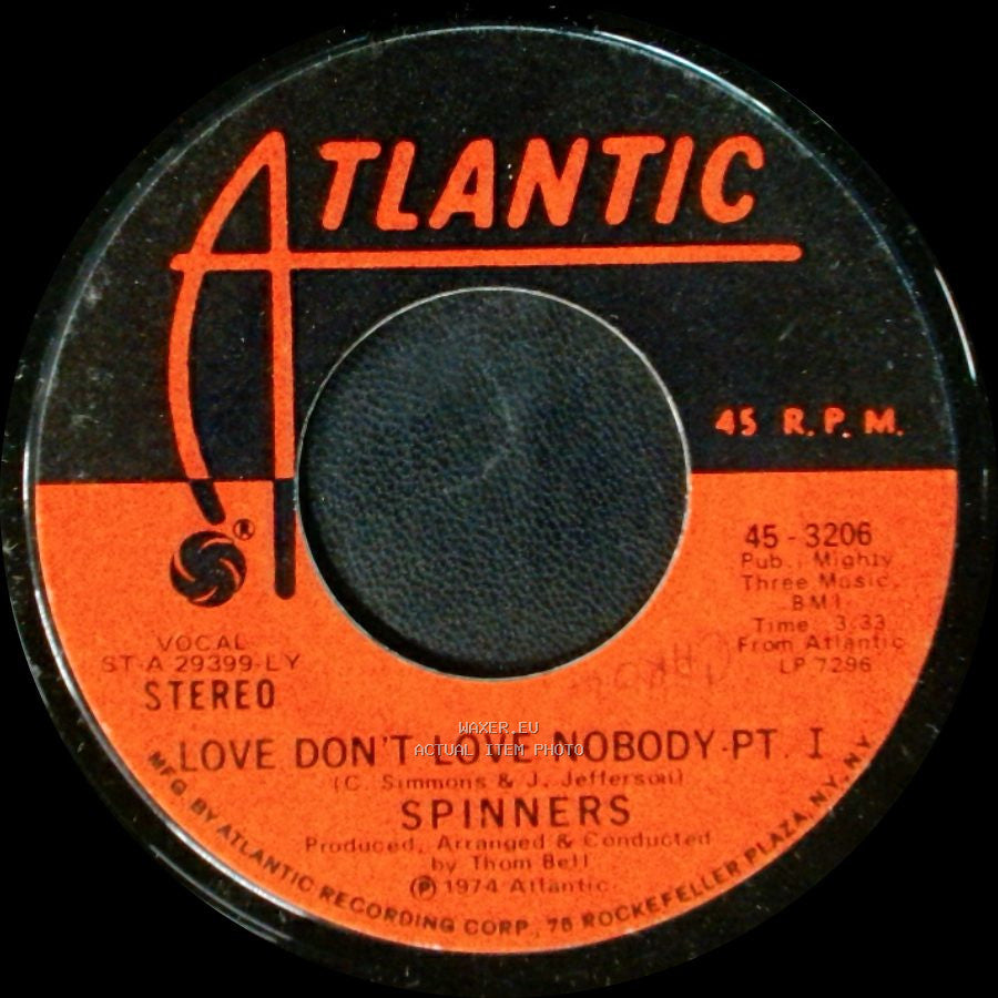 Spinners - Love Don't Love Nobody Pt. I / Love Don't Love Nobody Pt. Ii side A
