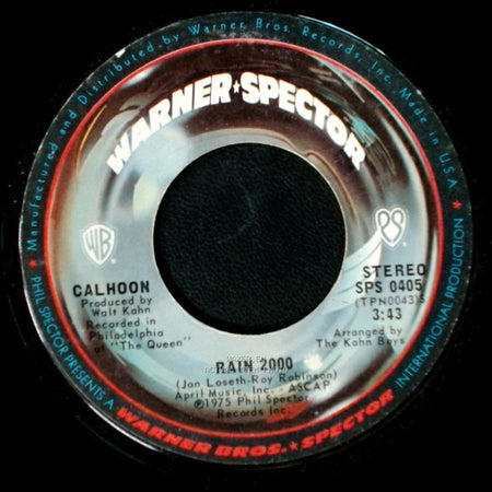 Calhoon - Rain 2000 / (Do You Wanna) Dance Dance Dance side A