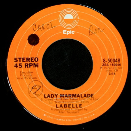 Labelle - Lady Marmalade / Space Children side A