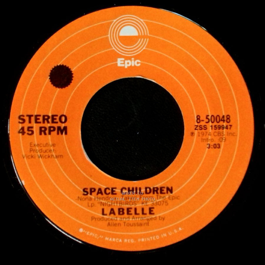 Labelle - Lady Marmalade / Space Children side B