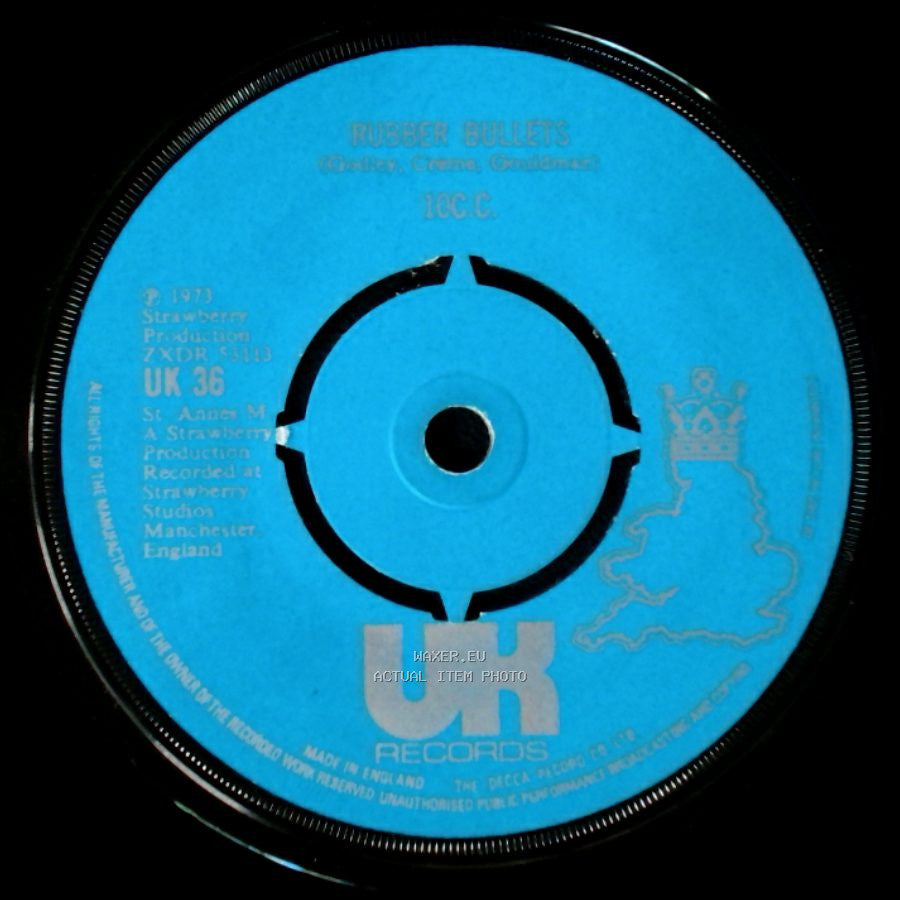 10C.C. - Waterfall / Rubber Bullets side B