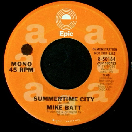 Mike Batt - Summertime City / Summertime City side B