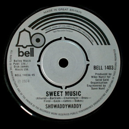 Showaddywaddy - Windows / Sweet Music side B