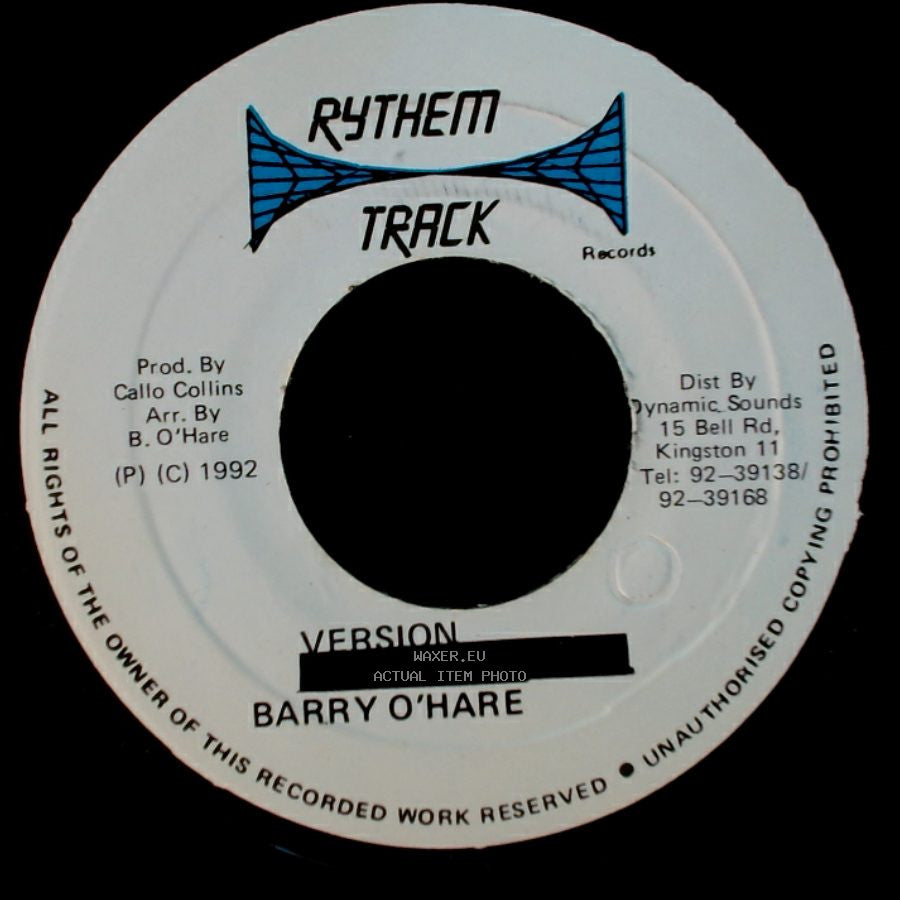 Barry O'hare / Garnet Silk - Version / Satisfaction side A