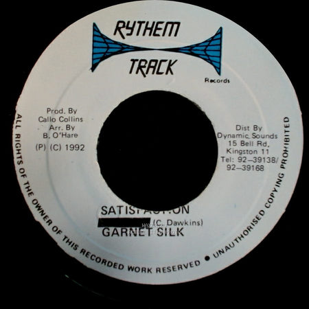 Barry O'hare / Garnet Silk - Version / Satisfaction side B