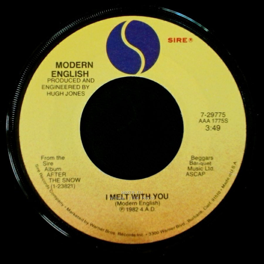 Modern English - After The Snow / I Melt With You side B