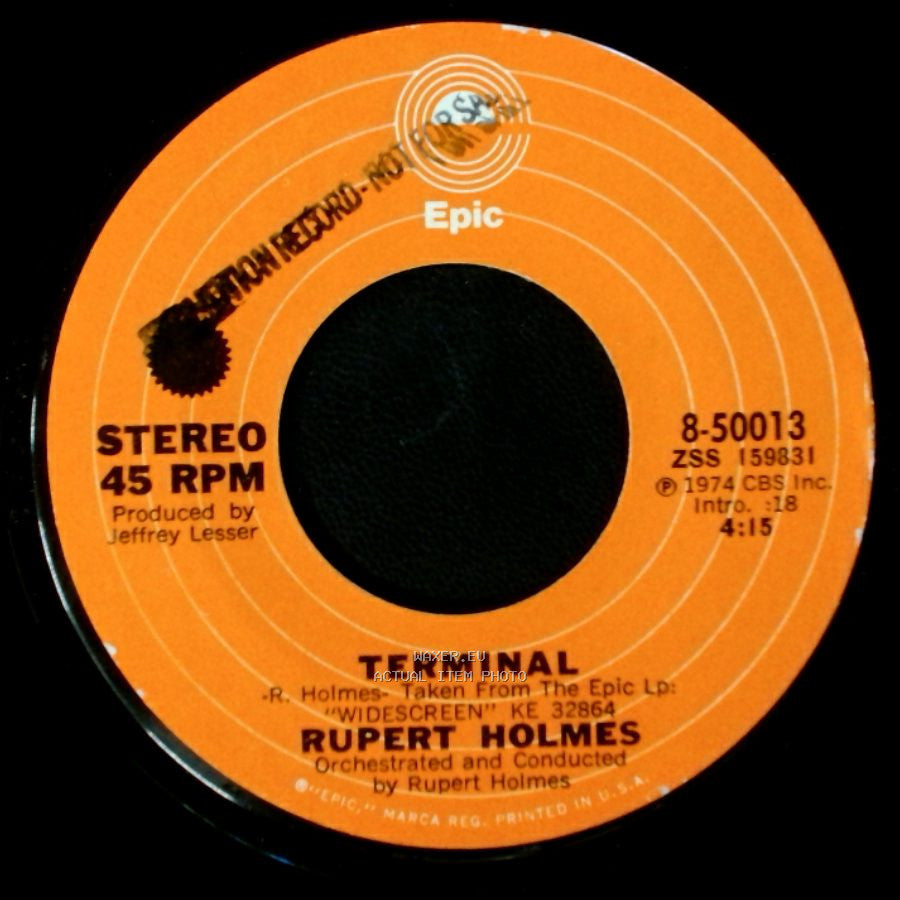 Rupert Holmes - Terminal / Bagdad side A
