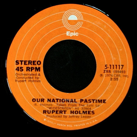 Rupert Holmes - Phantom Of The Opera / Our National Pastime side B