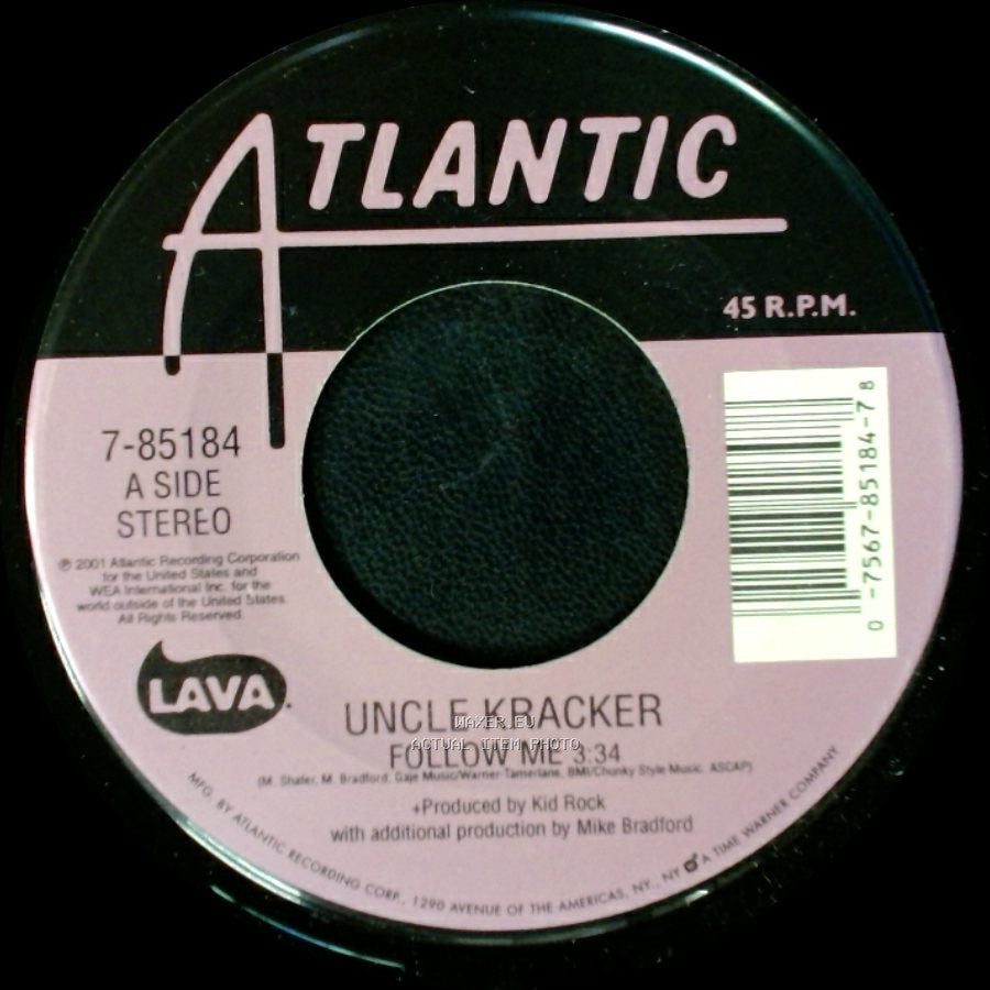 Uncle Kracker - Follow Me / Yeah, Yeah, Yeah side A