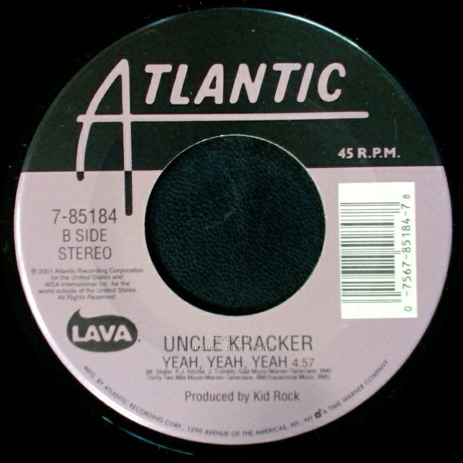 Uncle Kracker - Follow Me / Yeah, Yeah, Yeah side B