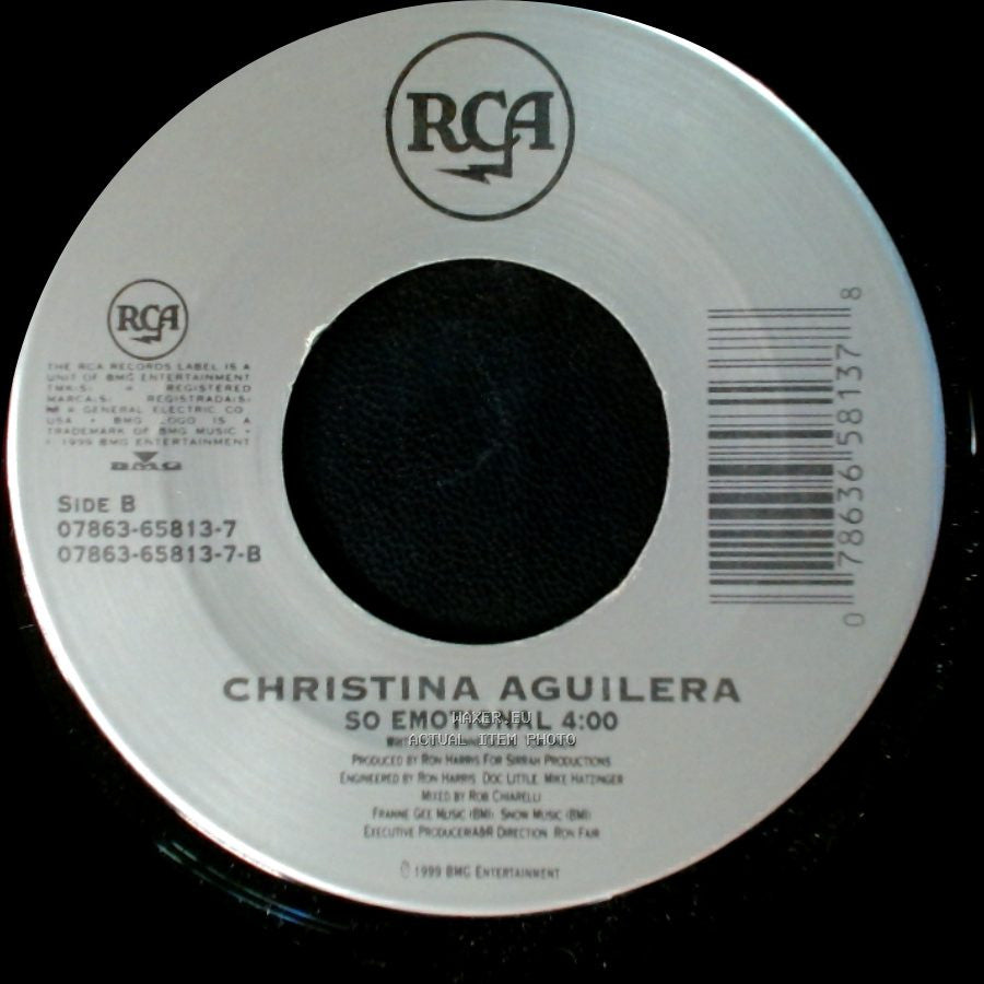 Christina Aguilera - Genie In A Bottle / So Emotional 4:00 side B