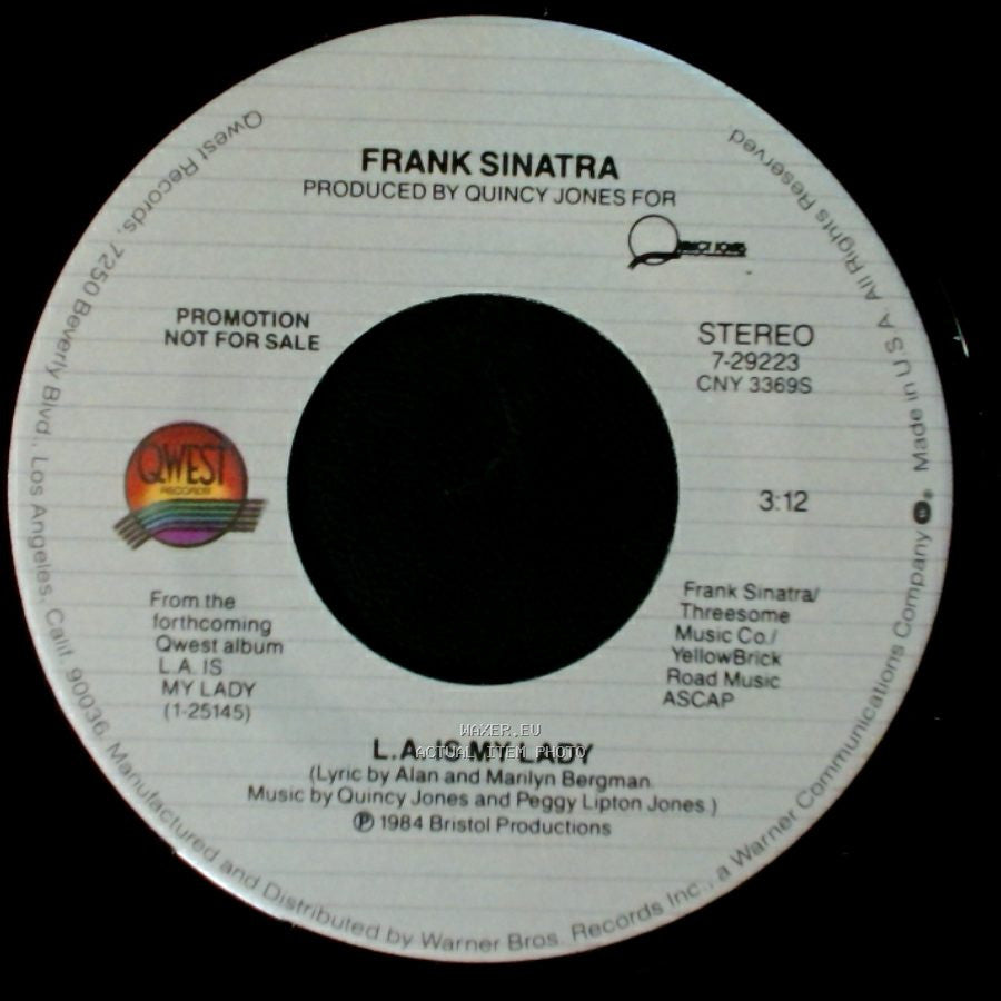 Frank Sinatra - L.A. Is My Lady / L.A. Is My Lady side A