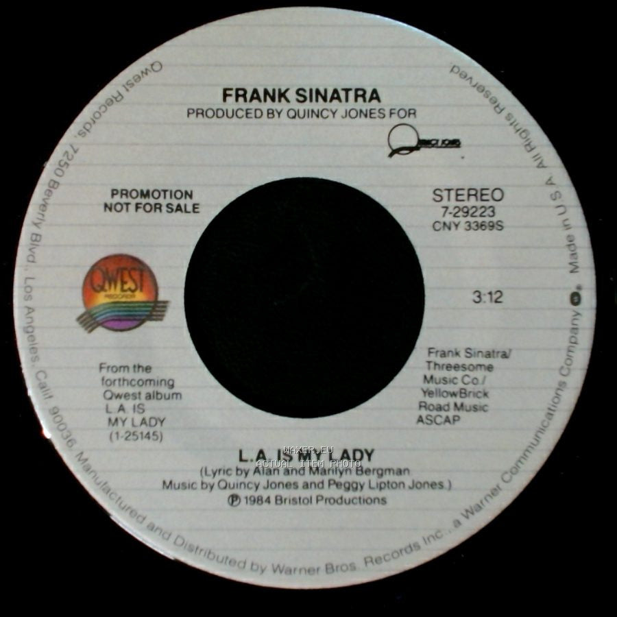 Frank Sinatra - L.A. Is My Lady / L.A. Is My Lady side B