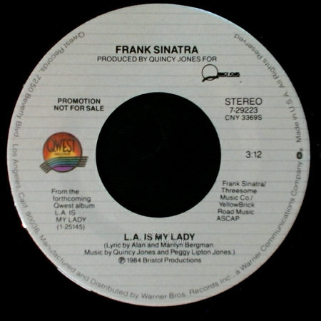 Frank Sinatra - L.A. Is My Lady / L.A. Is My Lady side B