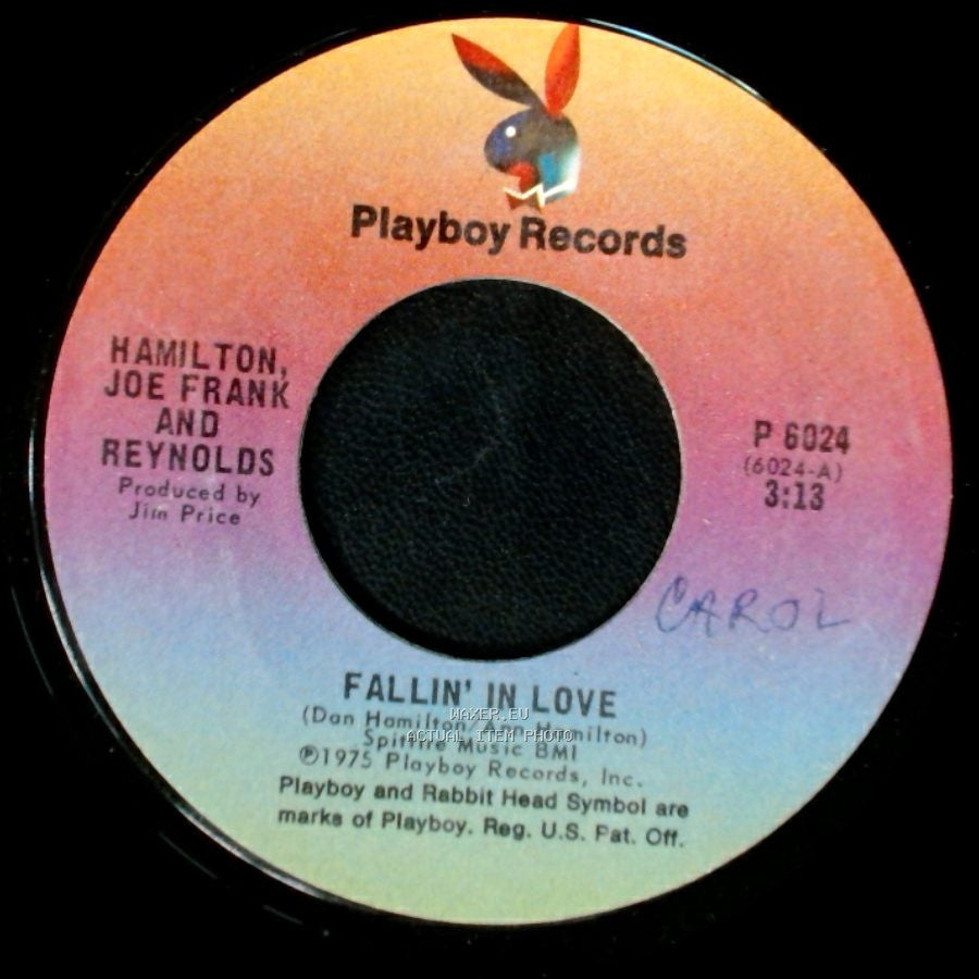 Hamilton, Joe Frank And Reynolds - So Good At Lovin' You / Fallin' In Love side B