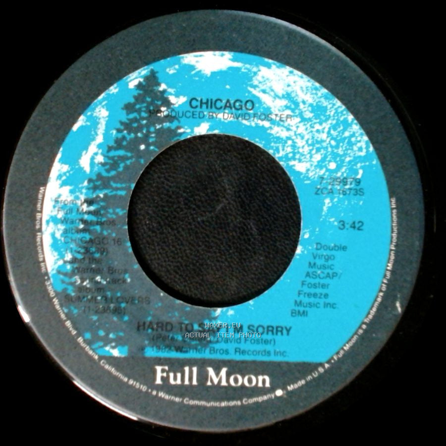 Chicago - Sonny Think Twice / Hard To Say I'm Sorry side B