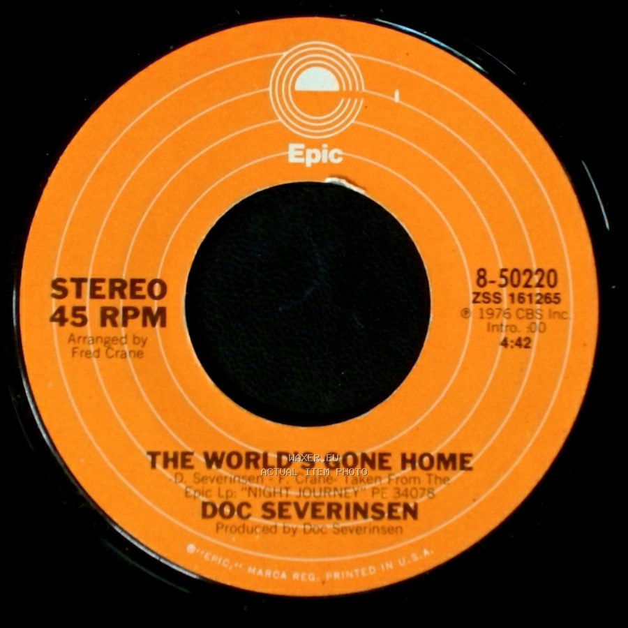 Doc Severinsen - I Wanna Be With You / The World's Gone Home side B