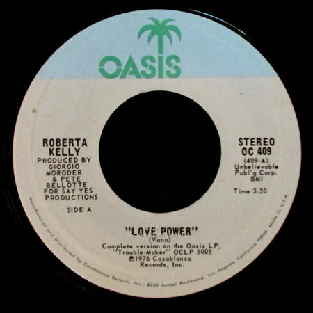 Roberta Kelly - Love Power / Trouble-Maker side A