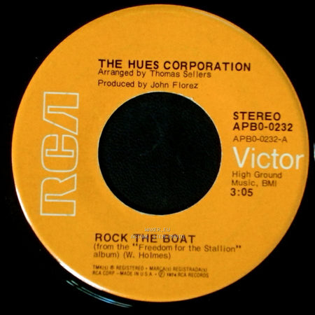 The Hues Corporation - All Goin' Down Together / Rock The Boat side B