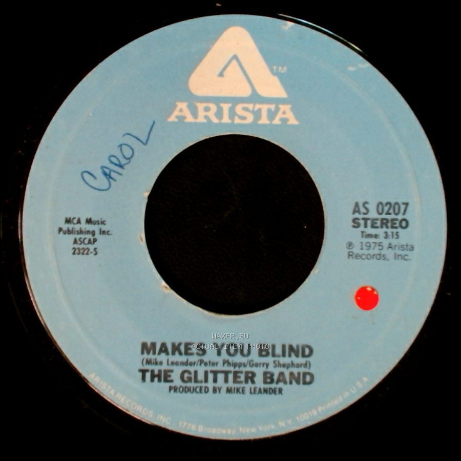 The Glitter Band - Makes You Blind / People Like You And People Like Me side A