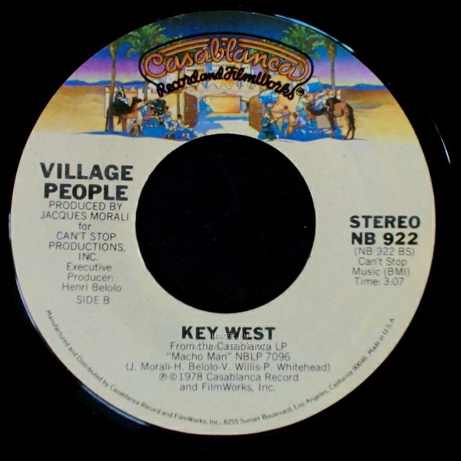 Village People - Macho Man / Key West side B
