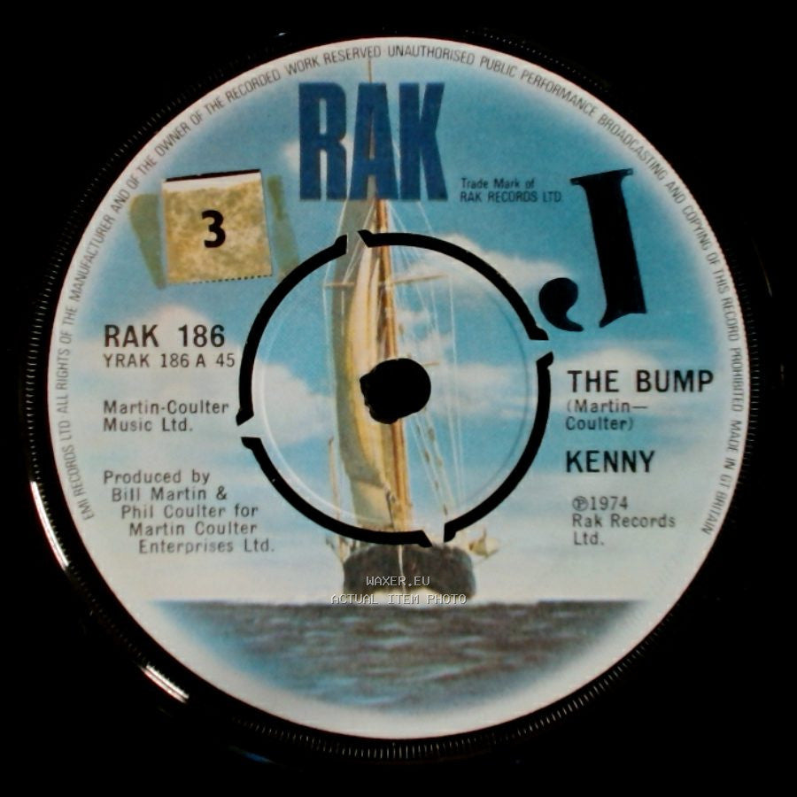 Kenny - Forget The Janes, The Jeans And The Might Have Beens / The Bump side B