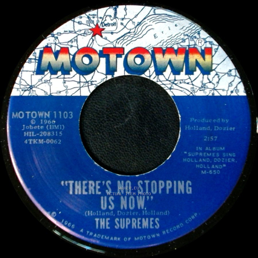The Supremes - There's No Stopping Us Now / Love Is Here And Now You're Gone side A