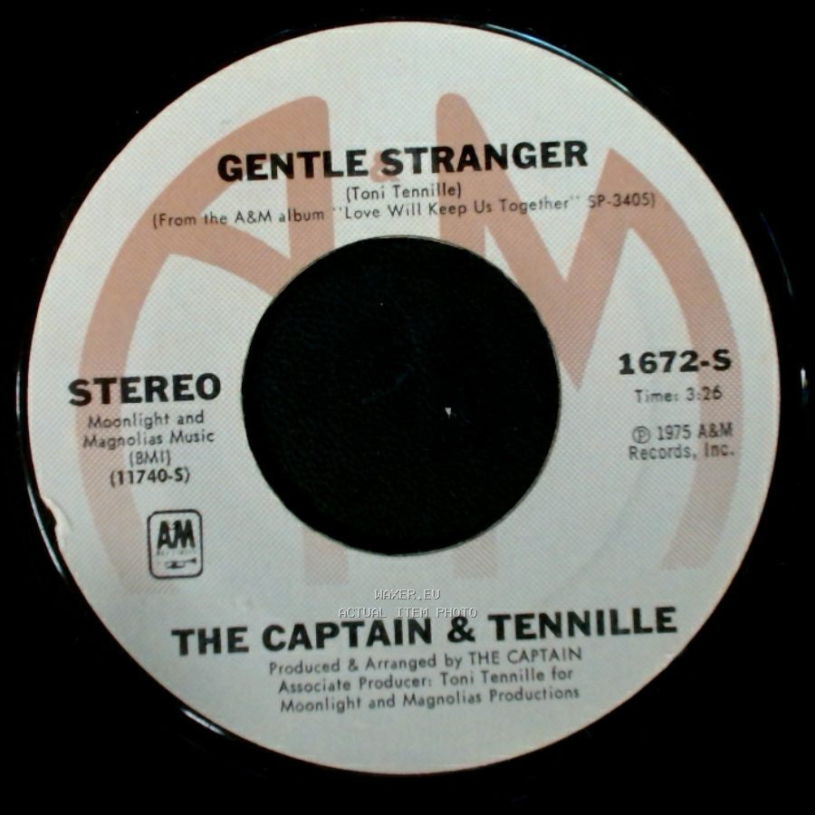 The Captain & Tennille - Love Will Keep Us Together / Gentle Stranger side B