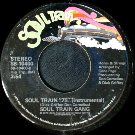 Soul Train Gang - Soul Train "75" (Vocal) / Soul Train "75" (Instrumental) side B